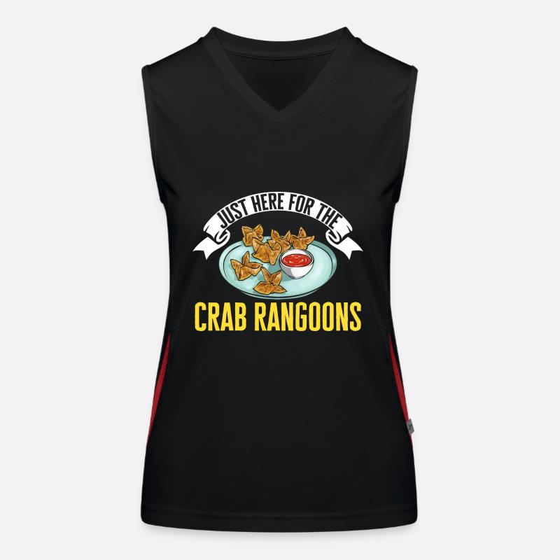 Krabben Rangoon Crab Rangoon Funktionelles Kontrast-Tank Top für Frauen