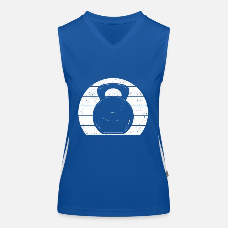 Dynamophilie Bodybuilder Bells Retro Débardeur respirant contrasté Femme