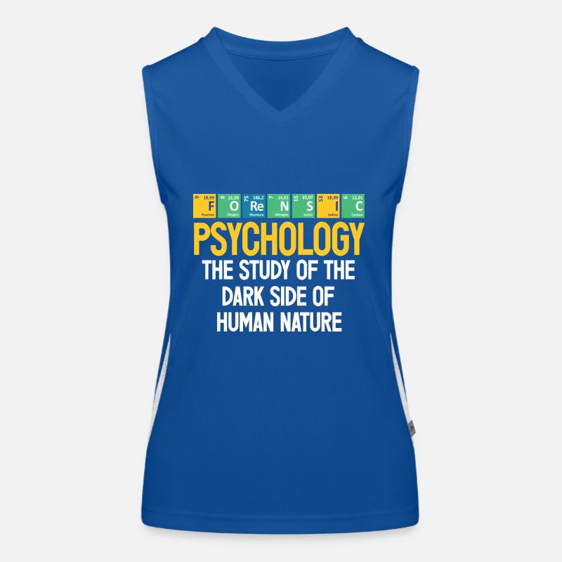 Forensic Psychologist Professional Forensic Gift Funktionelles Kontrast-Tank Top für Frauen