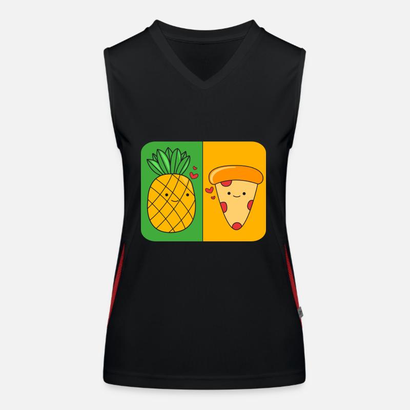 Pizza Hawaii Women's Functional Contrast Tank Top