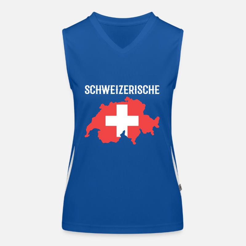 Switzerland Women's Functional Contrast Tank Top