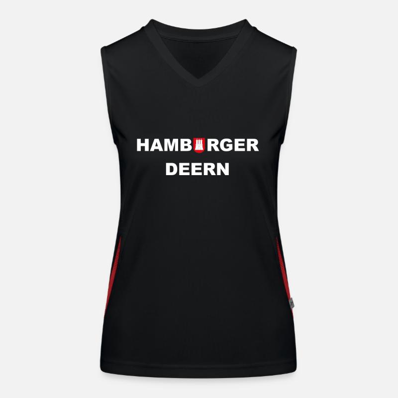 Hamburger Deern Funktionelles Kontrast-Tank Top für Frauen
