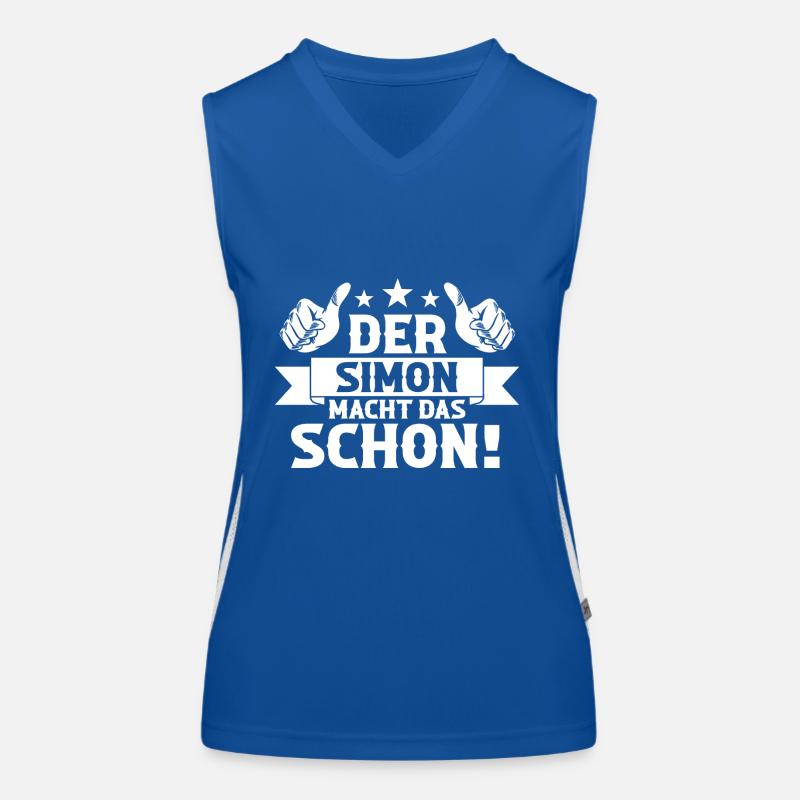 Simon Funktionelles Kontrast-Tank Top für Frauen