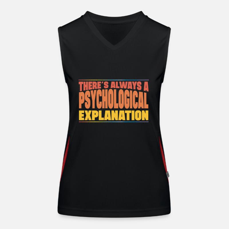 Forensic Psychologist Forensic Psychology Women's Functional Contrast Tank Top
