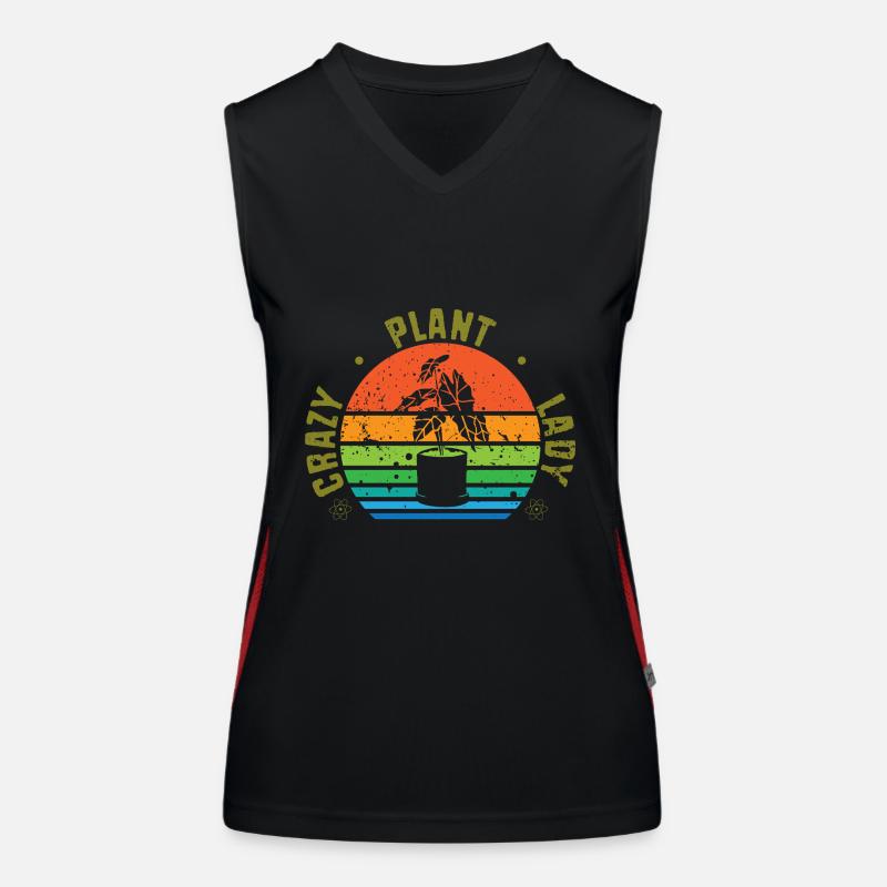 Botaniker Funktionelles Kontrast-Tank Top für Frauen