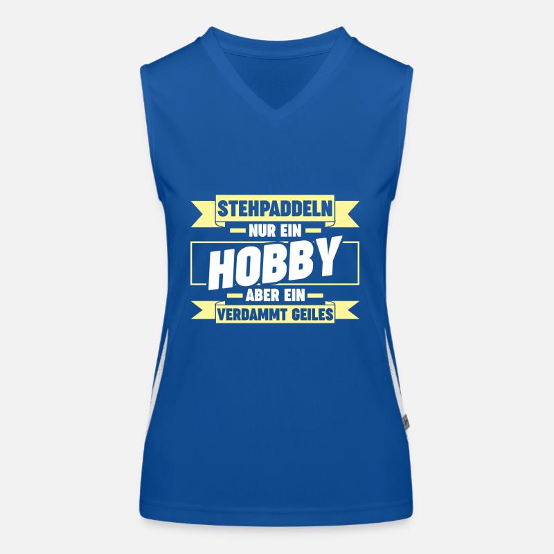 Stand Up Paddeling Funktionelles Kontrast-Tank Top für Frauen