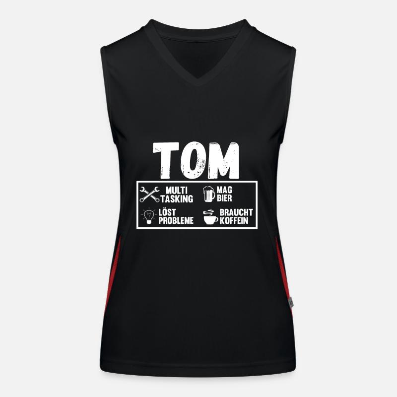 Tom Funktionelles Kontrast-Tank Top für Frauen
