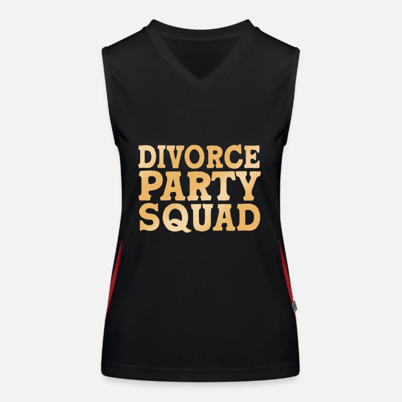 Scheidung Funktionelles Kontrast-Tank Top für Frauen