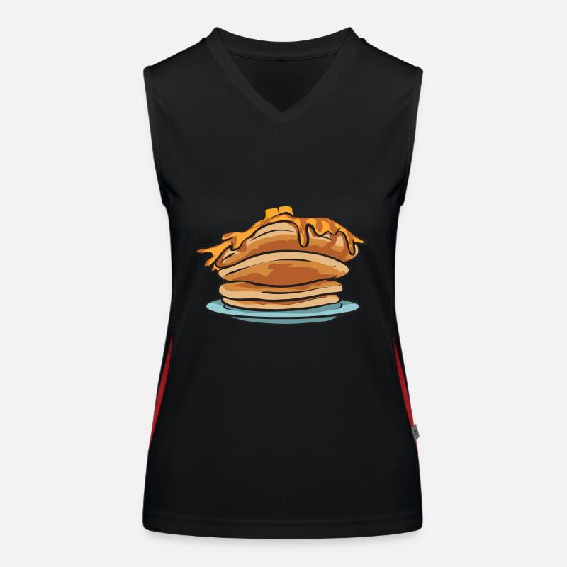 Pancake Breakfast Pancakes Women's Functional Contrast Tank Top