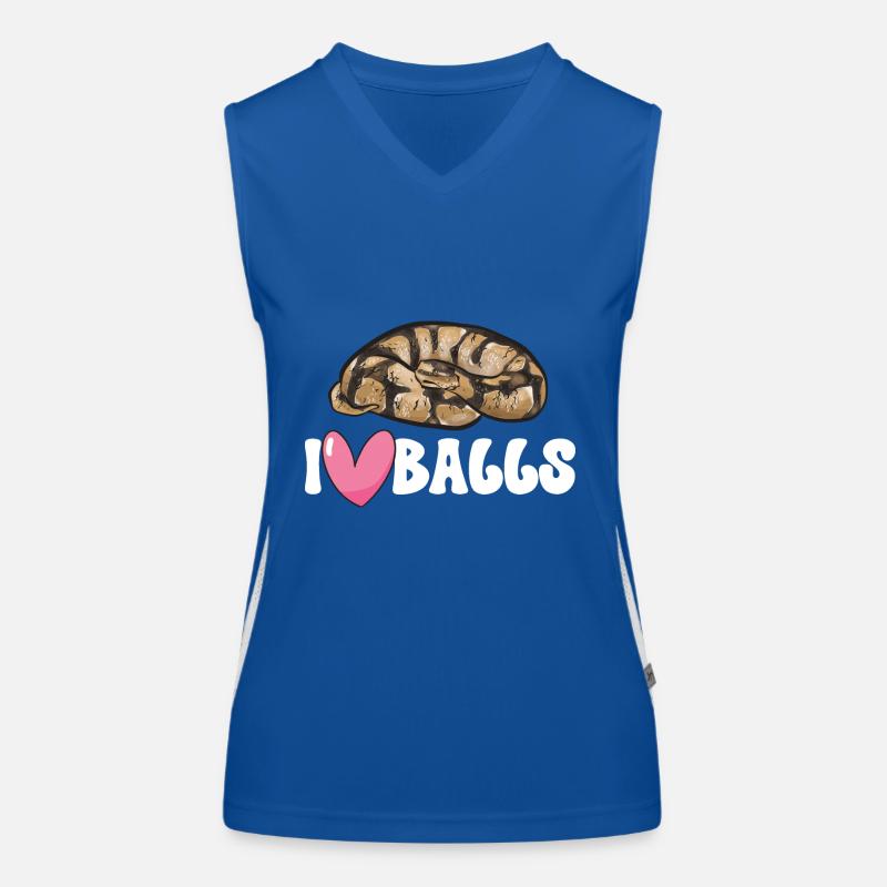 Ball Python Schlange Königspython Funktionelles Kontrast-Tank Top für Frauen