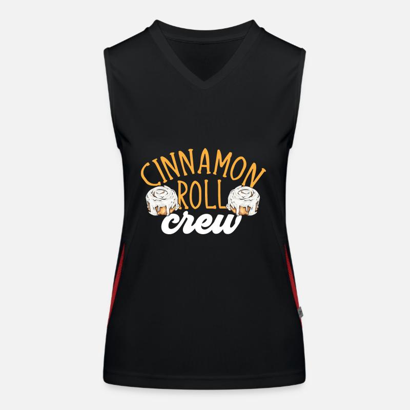 Cinnamon roll Women's Functional Contrast Tank Top