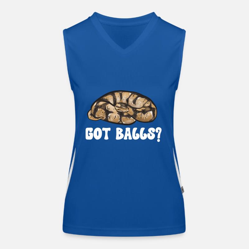 Ball Python Schlange Königspython Funktionelles Kontrast-Tank Top für Frauen