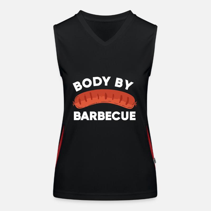 Barbecue Débardeur respirant contrasté Femme