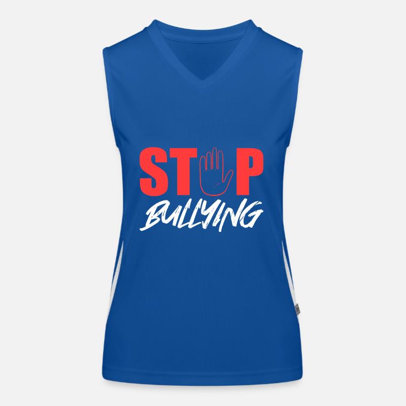 Mobbing Stop Funktionelles Kontrast-Tank Top für Frauen