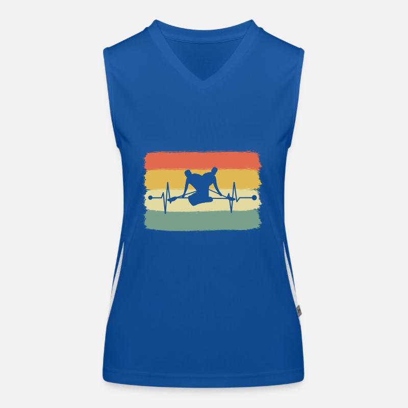 Kayaking Kayaking Heartbeat Women's Functional Contrast Tank Top