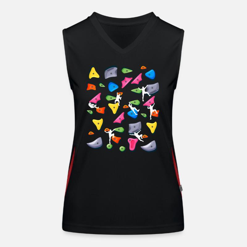 Klettern - Bouldern Boulder Funktionelles Kontrast-Tank Top für Frauen