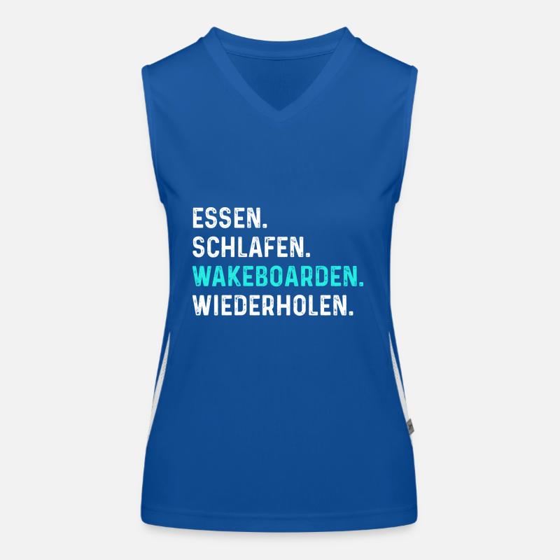 Wakeboarder Wakeboard Wakeboarding Funktionelles Kontrast-Tank Top für Frauen