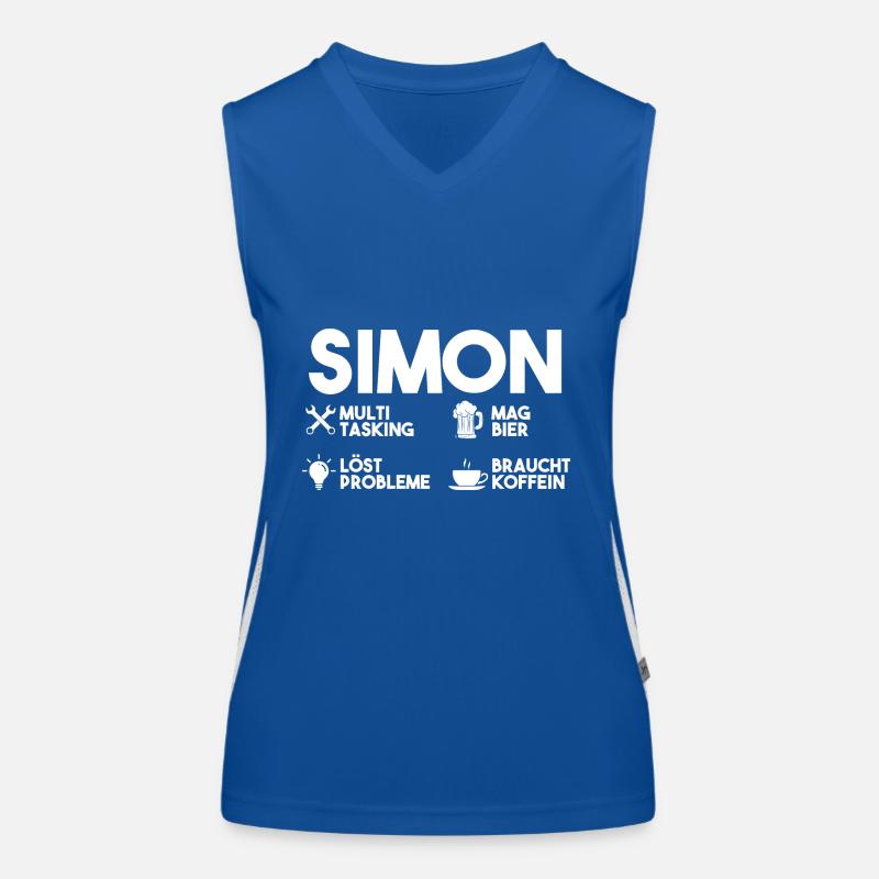 Simon Funktionelles Kontrast-Tank Top für Frauen