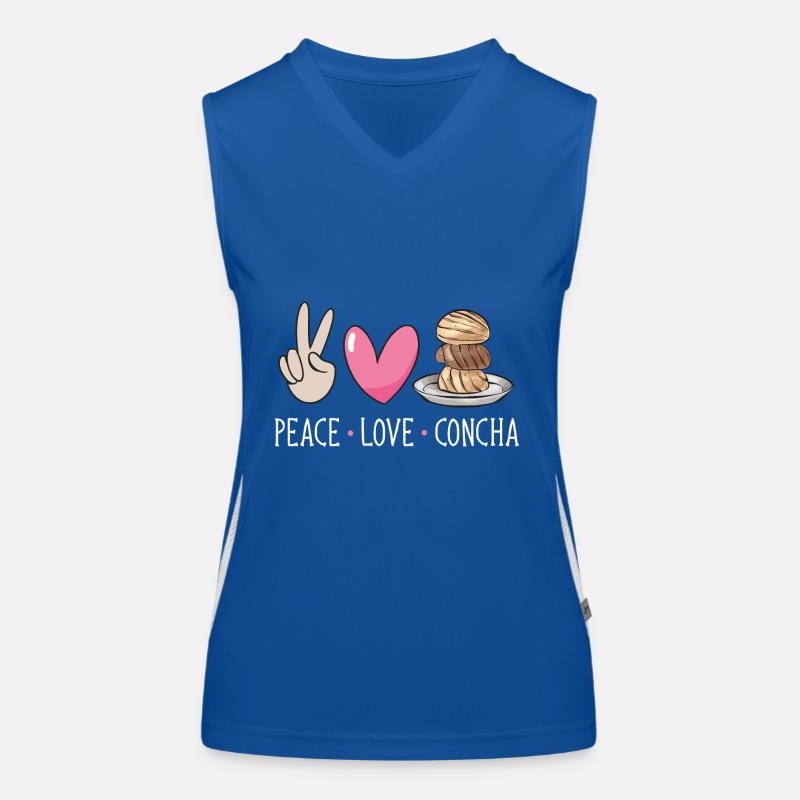 Concha Hispanic Mexikanisch Pan Dulce Funktionelles Kontrast-Tank Top für Frauen