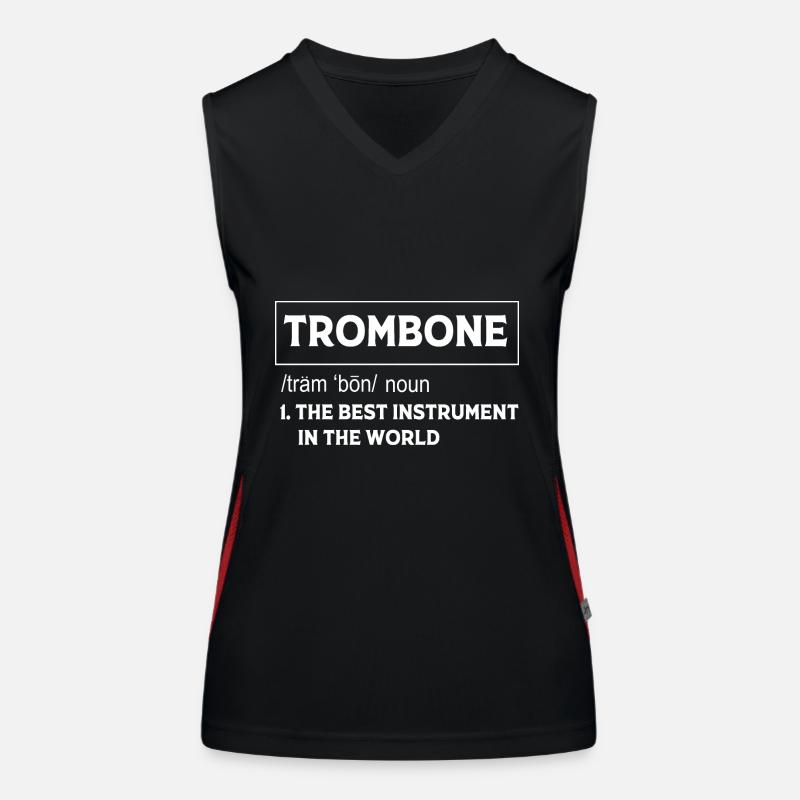 Trombone Débardeur respirant contrasté Femme