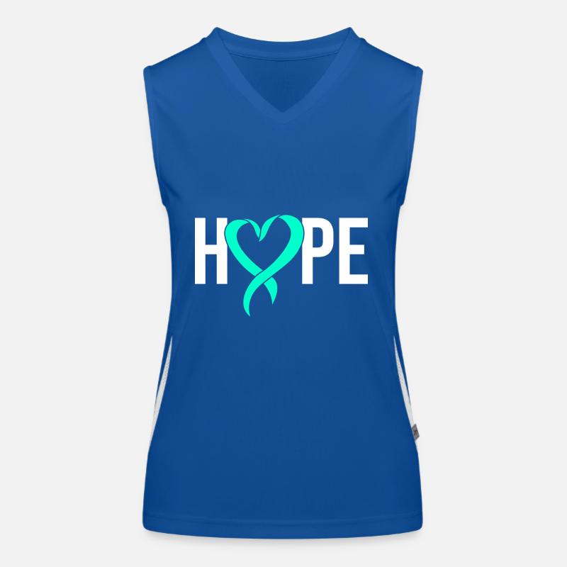 Pcos-Bewusstsein Funktionelles Kontrast-Tank Top für Frauen
