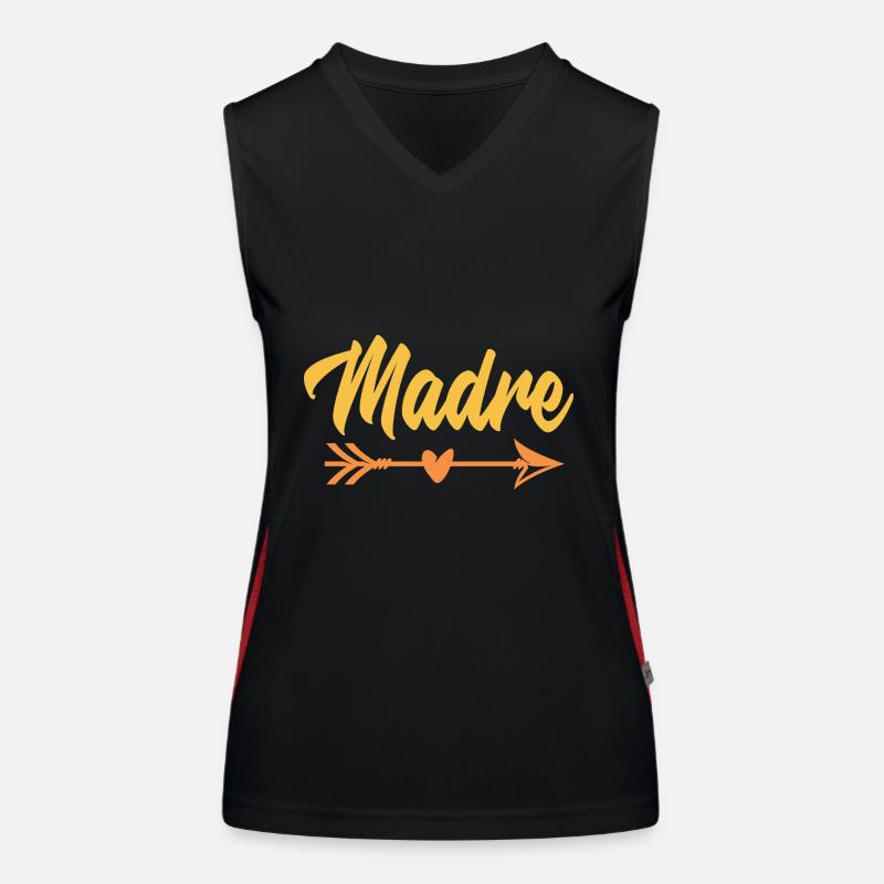 Latina Mutter Funktionelles Kontrast-Tank Top für Frauen