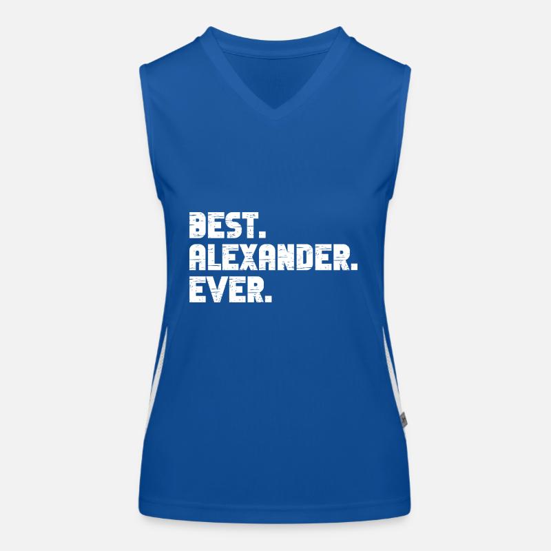 Bester Alexander Ever Freund Geschenk Spruch Funktionelles Kontrast-Tank Top für Frauen