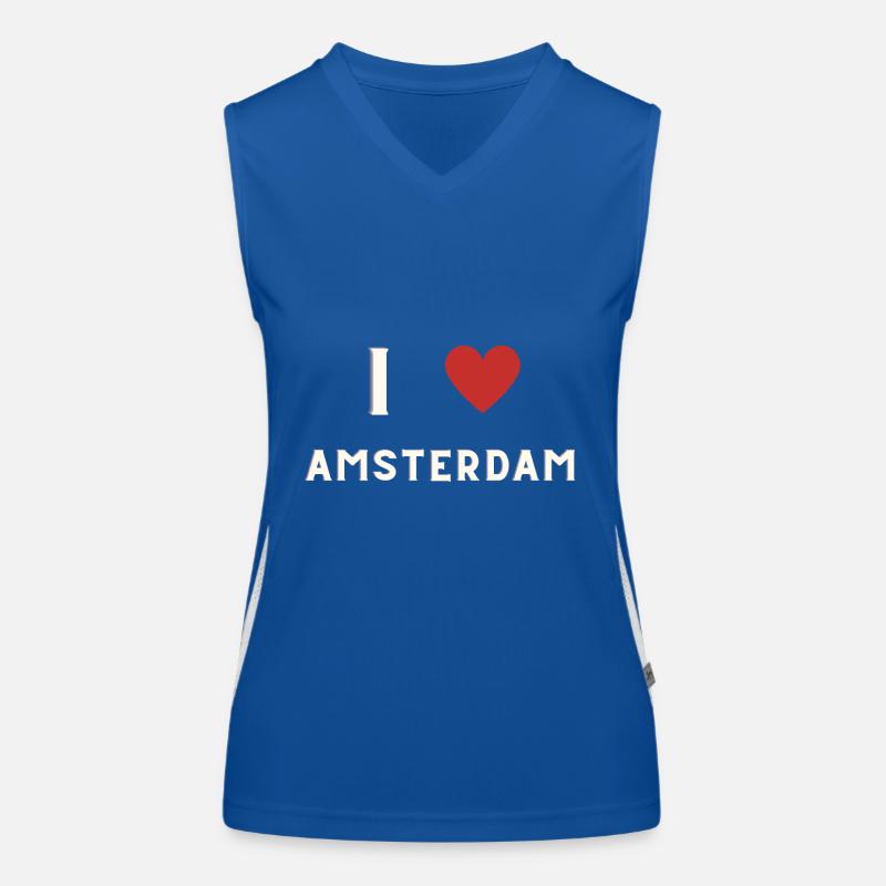 Amsterdam Funktionelles Kontrast-Tank Top für Frauen