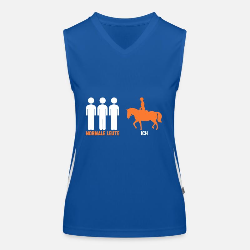 Pferd Reiten Bauernhof Bauer Pferdebesitzer Pferde Funktionelles Kontrast-Tank Top für Frauen
