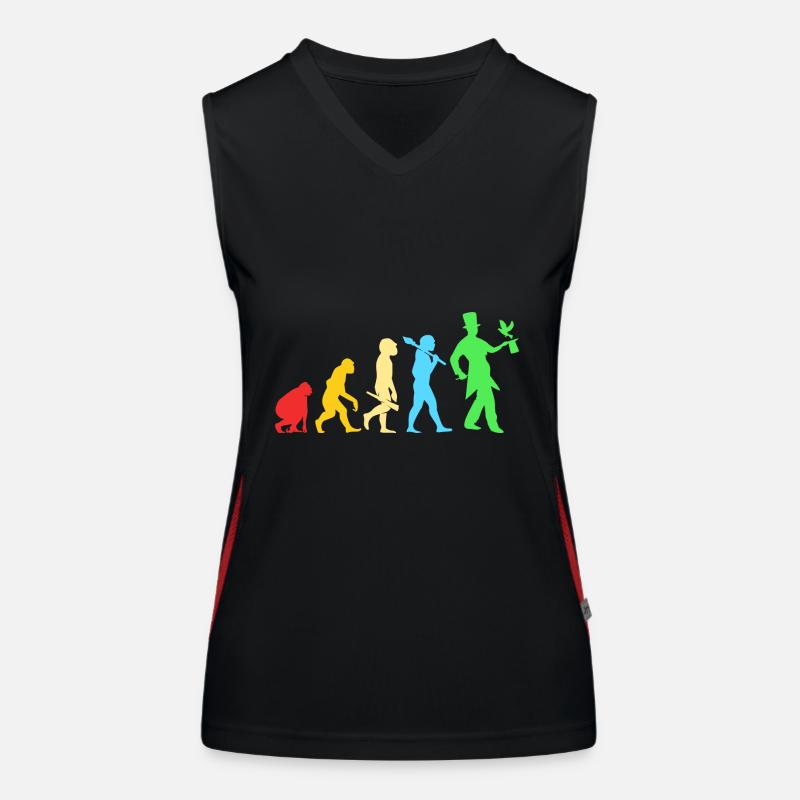 Wizard Magic Magician Evolution Débardeur respirant contrasté Femme