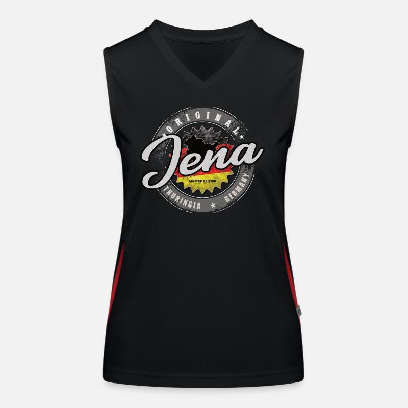 Original Germany Thuringia Jena Thuringian Forest Women's Functional Contrast Tank Top