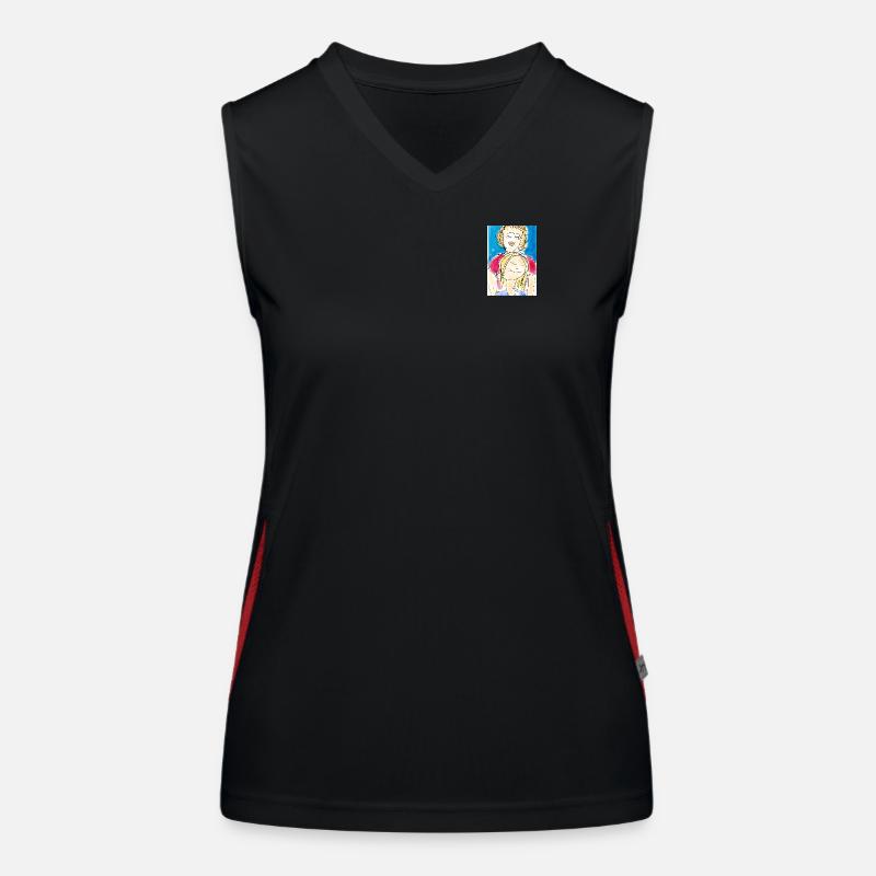 Mutter und Tochter Funktionelles Kontrast-Tank Top für Frauen