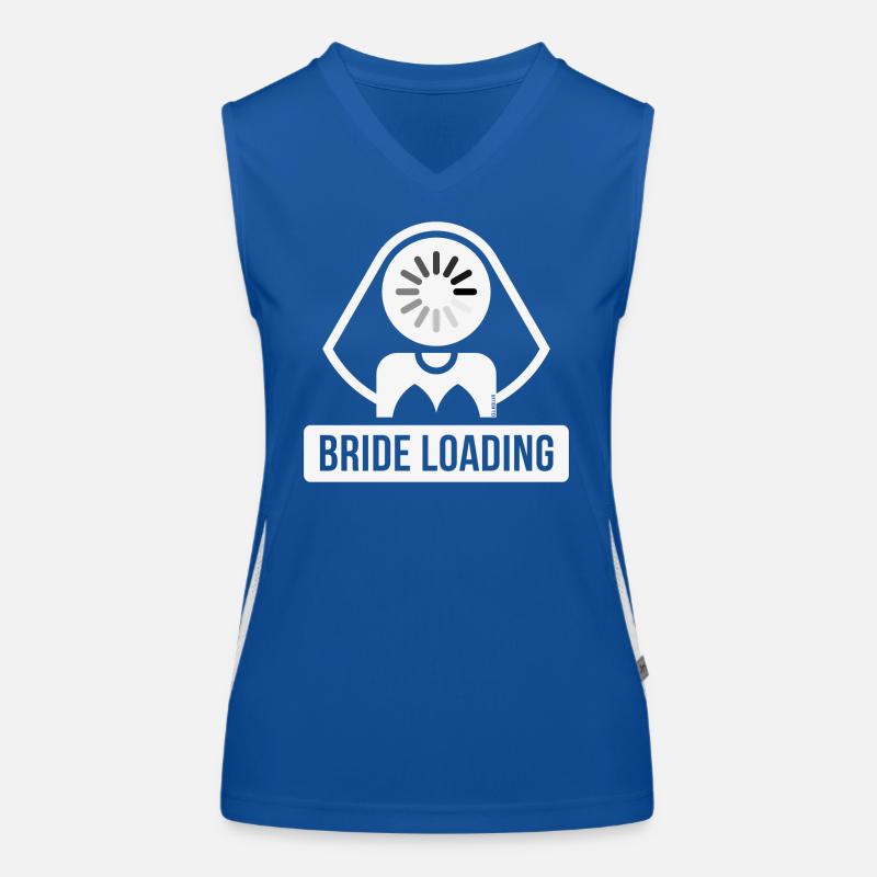Bride Loading (Braut Wird Geladen / JGA / W) Funktionelles Kontrast-Tank Top für Frauen
