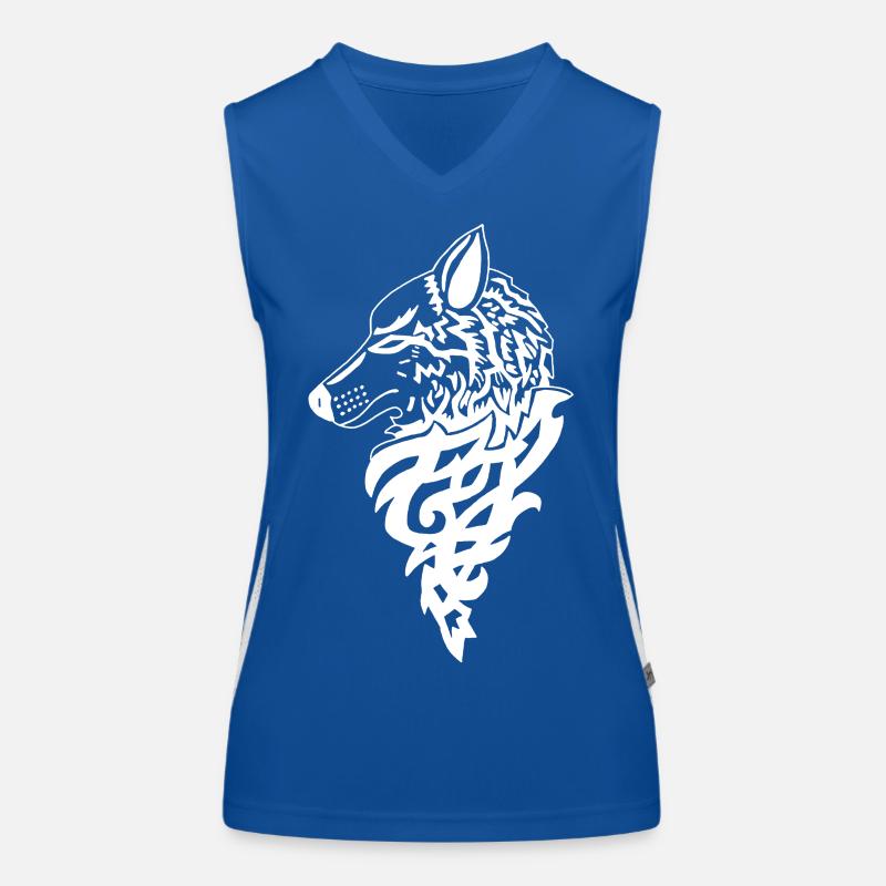 White Wolf, Forest Genius Women's Functional Contrast Tank Top
