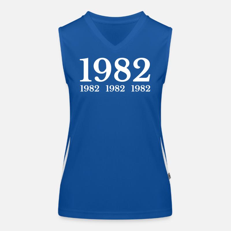 1982 Funktionelles Kontrast-Tank Top für Frauen