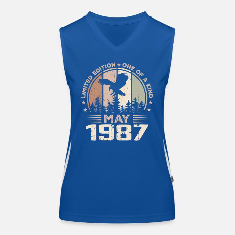 Incomparable since May 1987, 37th Anniversary Women's Functional Contrast Tank Top