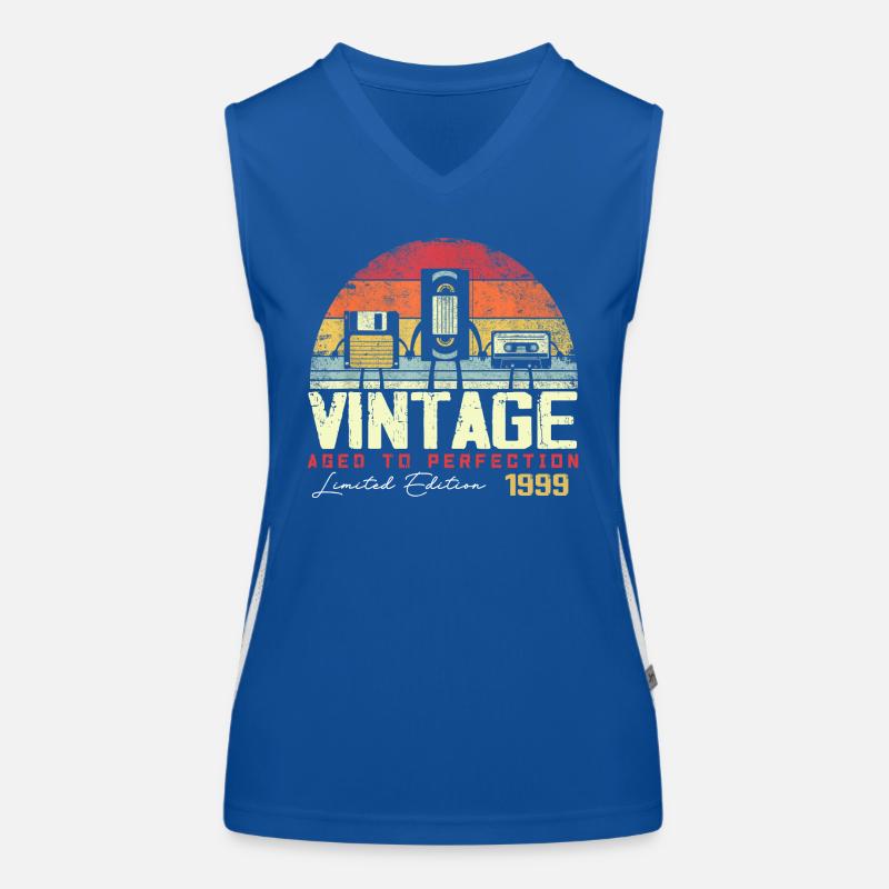 Vintage 1999 Geschenk Funktionelles Kontrast-Tank Top für Frauen