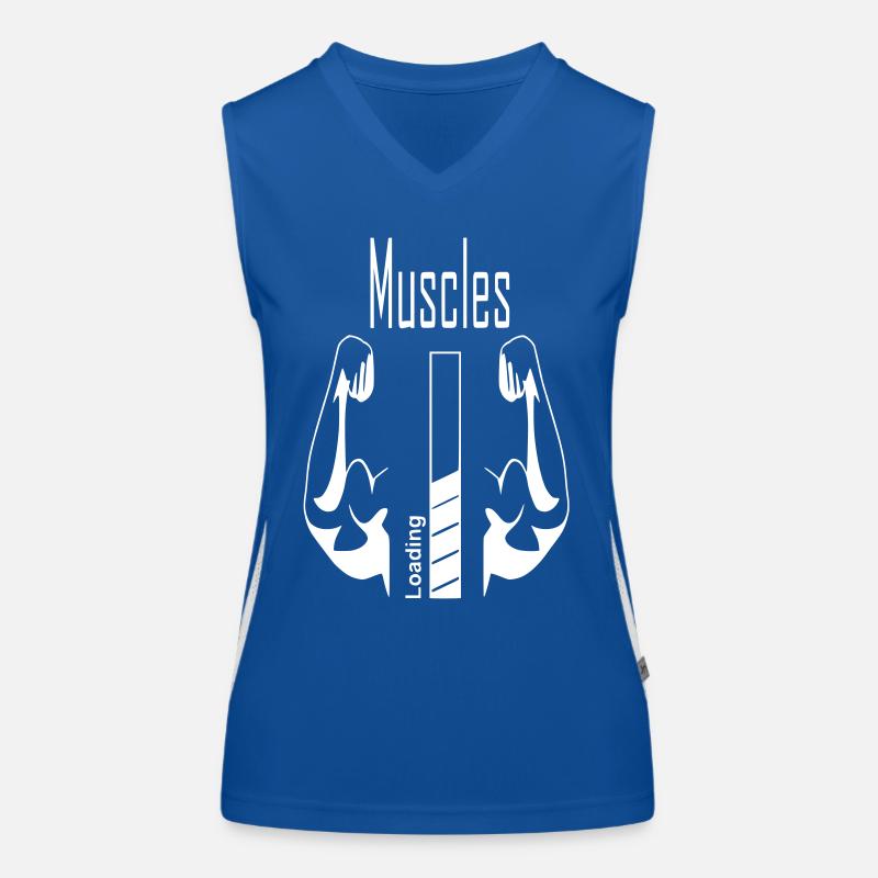 muscles biceps Débardeur respirant contrasté Femme