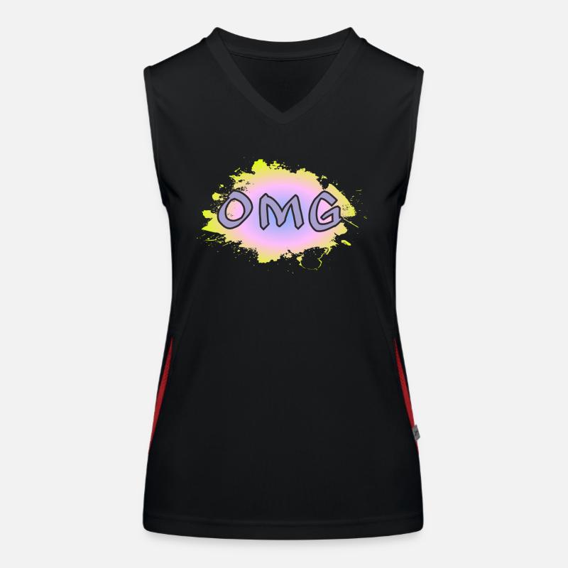 OMG Funktionelles Kontrast-Tank Top für Frauen