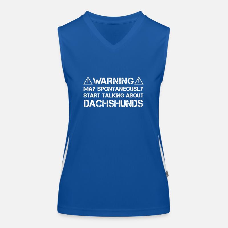 Dachshund Dackel Women's Functional Contrast Tank Top