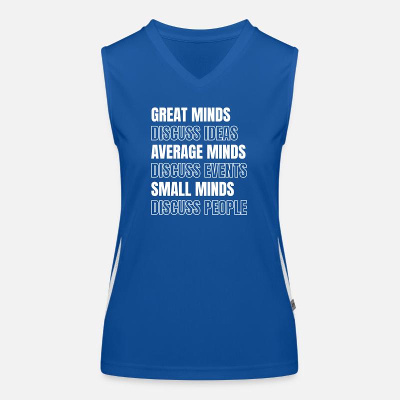 Stupidité Intelligence Commérages Stupide Intelligent QI Débardeur respirant contrasté Femme