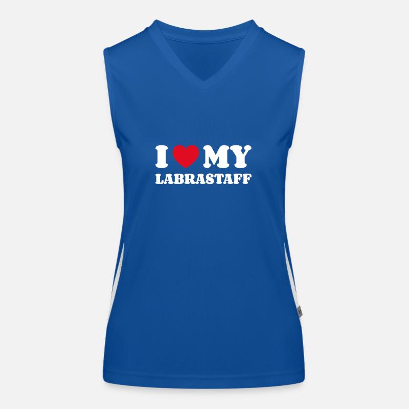 J’aime mon Labrastaff Débardeur respirant contrasté Femme