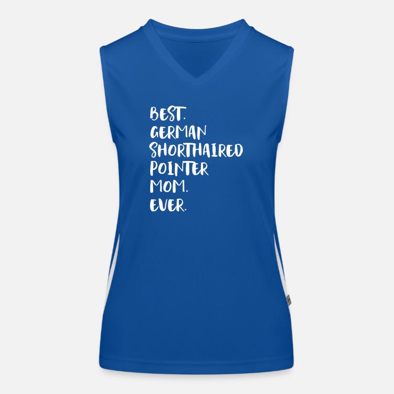 Deutsch Kurzhaar German Shorthaired Pointer Funktionelles Kontrast-Tank Top für Frauen
