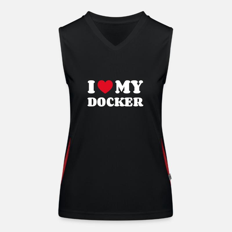 J’adore mon Docker Débardeur respirant contrasté Femme