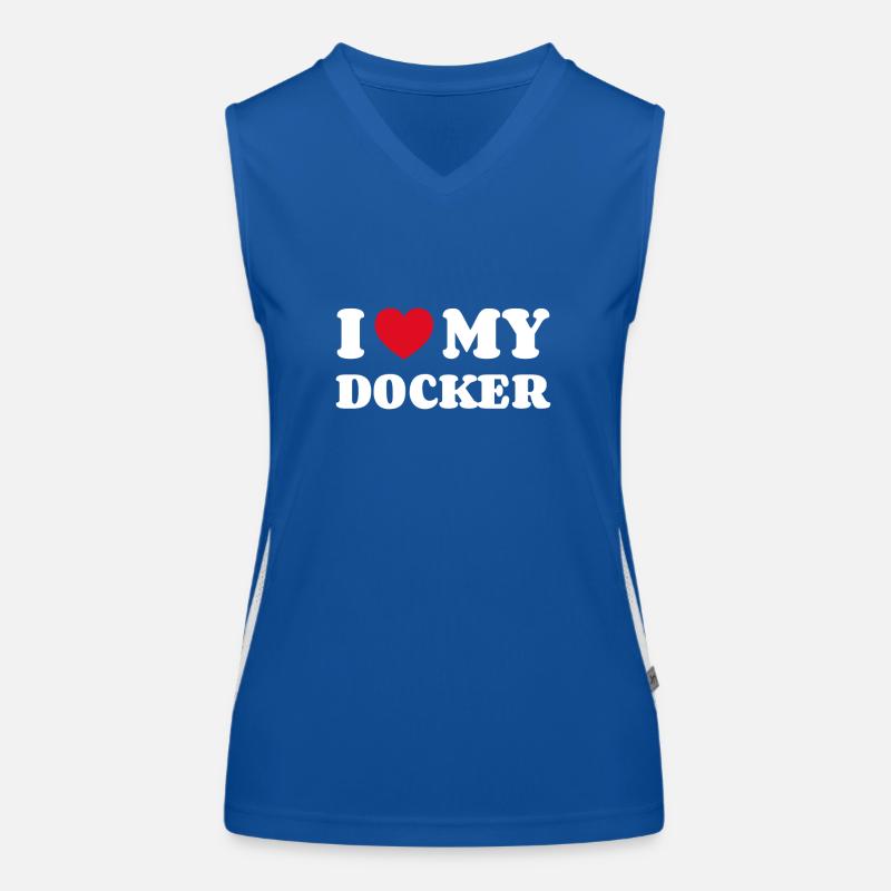 J’adore mon Docker Débardeur respirant contrasté Femme