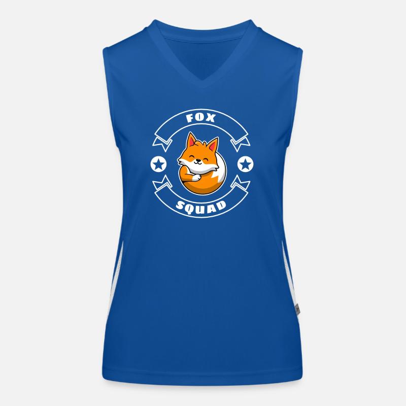 Fox Squad Funktionelles Kontrast-Tank Top für Frauen
