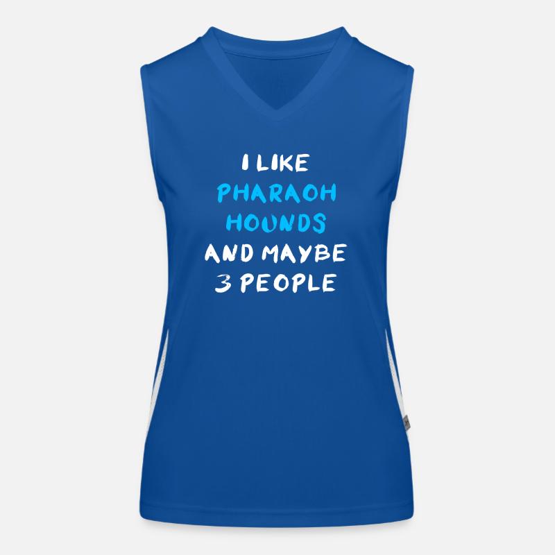 Pharaoh Hound Funktionelles Kontrast-Tank Top für Frauen