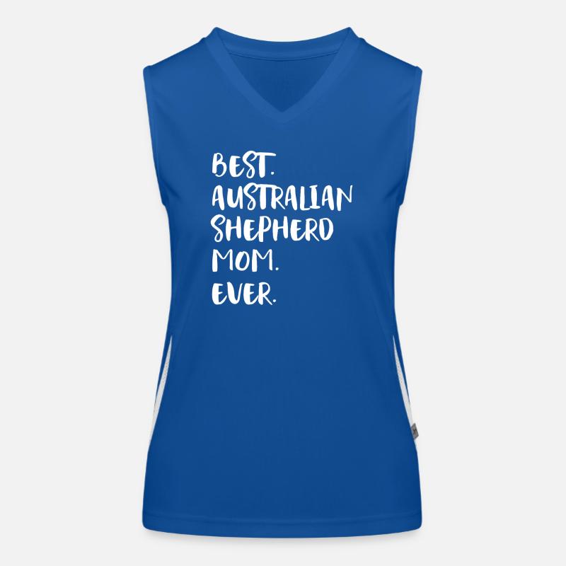 Australian Shepherd Funktionelles Kontrast-Tank Top für Frauen