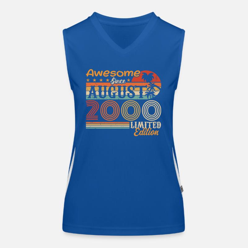 2000 August Geschenkidee August 2000 Funktionelles Kontrast-Tank Top für Frauen