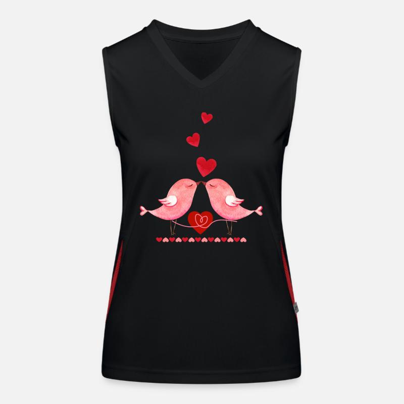 Oiseaux Débardeur respirant contrasté Femme